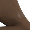 vidaXL Stołek barowy, ciemnobrązowy, obity sztuczną sk&oacute;rą