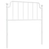 vidaXL Metalowe wymienne wezgłowie, białe, 90 cm