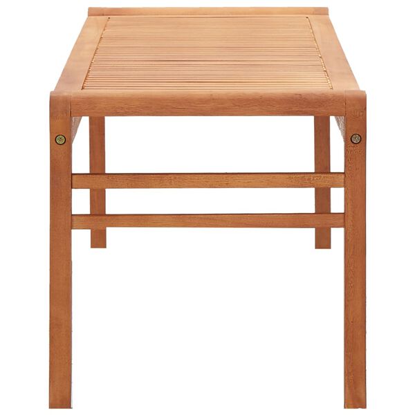 vidaXL 3-os. ławka ogrodowa, 150 cm, lite drewno eukaliptusowe