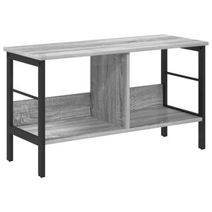 vidaXL P&oacute;łka na książki 2 poziomy 82 x 32 x 47 cm Drewno inżynieryjne