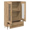 vidaXL Highboard z szufladą Dąb rzemieślniczy 69,5 x 31 x 115 cm