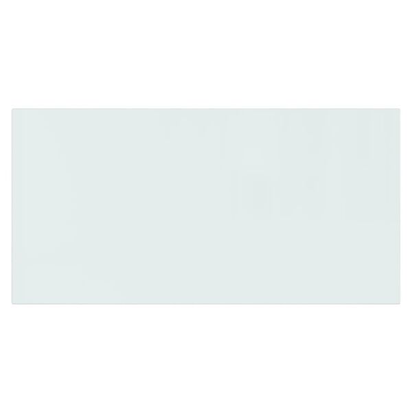 vidaXL Panel kominkowy, szklany, prostokątny, 100x50 cm