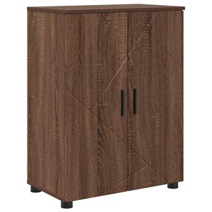 vidaXL Szafka Łazienkowa Brązowy dąb 60 x 35 x 80 cm