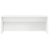 vidaXL Biurko montowane na ścianie Biały 80 x 45 x 30 cm