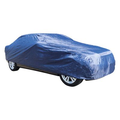 Carpoint Pokrowiec na samochód S, poliester, 408x146x115 cm, niebieski