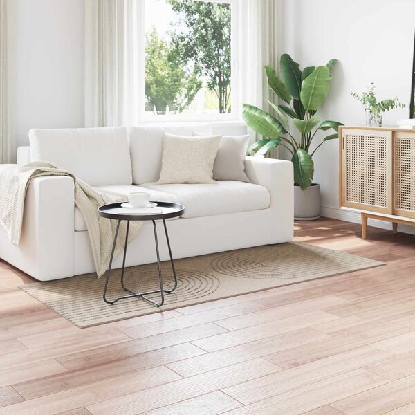 vidaXL Dywany pokojowe Prostokątny HUARTE Beżowy 200 x 80 cm Poliester