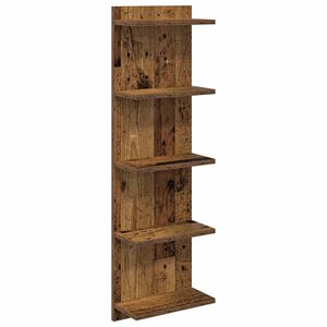 vidaXL P&oacute;łka ścienna Stare drewno 30 x 15 x 100 cm Drewno inżynieryjne