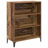 vidaXL Highboard Montowane na ścianie Stare drewno 69,5 x 34 x 180 cm