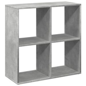 vidaXL Regał przegroda, szarość betonu, 69,5x29x69,5 cm