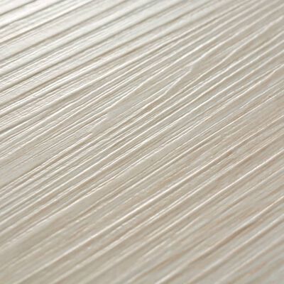 vidaXL Panele podłogowe z PVC, 5,26 m², 2 mm, biały dąb, bez kleju
