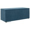 vidaXL Halka Niebieski 101 x 41 x 40 cm Welur i drewno inżynieryjne