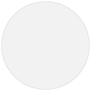 vidaXL Mata ochronna na st&oacute;ł, matowa, &Oslash; 60 cm, 1,6 mm, PVC