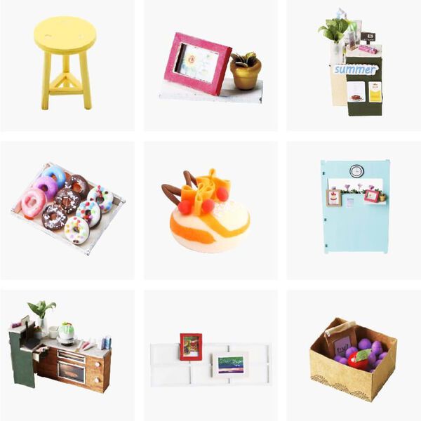 Robotime Miniaturowy zestaw modelarski Dessert Shop