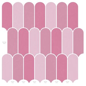 vidaXL Płytka z Pi&oacute;r 20 pcs r&oacute;żowy 30 x 30 cm Poliuretan i PET