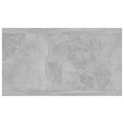 vidaXL Półka ścienna, szarość betonu, 102x30x17 cm, płyta wiórowa