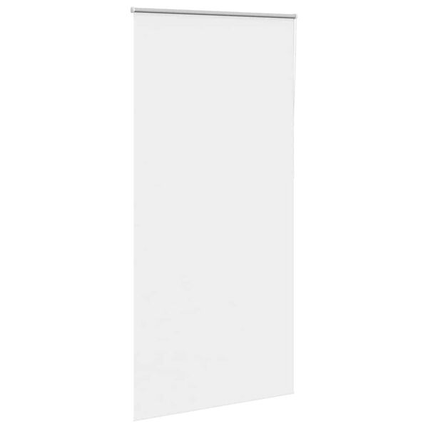 vidaXL Roleta zaciemniająca biała 105x210 cm Szerokość tkaniny 100,7cm