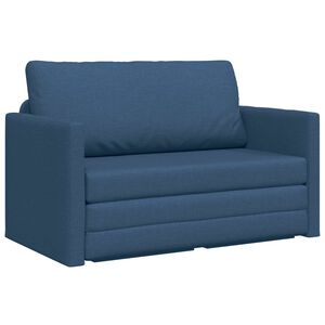 vidaXL Sofa Bed 110cm Niebieski tkanina