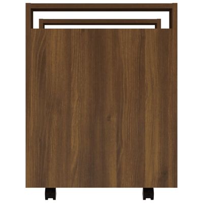 vidaXL Półka pod biurko, brązowy dąb, 60x45x60 cm
