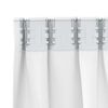 vidaXL Firany blackout z k&oacute;łkami 2 pcs Jasna biel 140 x 140 cm