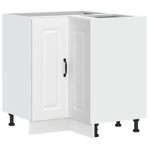 vidaXL Narożna szafka kuchenna dolna, Kalmar, biała