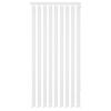 vidaXL Żaluzje pionowe z białego materiału 150x250 cm