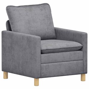 vidaXL Sofa jasnoszary 76 x 81 x 87,5 cm Poliester
