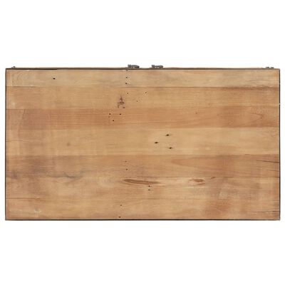 vidaXL Stolik kawowy, 90x50x39 cm, lite drewno z odzysku