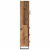vidaXL Highboard z szufladą Stare drewno 34,5 x 34 x 180 cm
