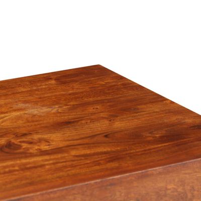vidaXL Biurko, drewno akacjowe z miodowym wykończeniem, 110x50x76 cm