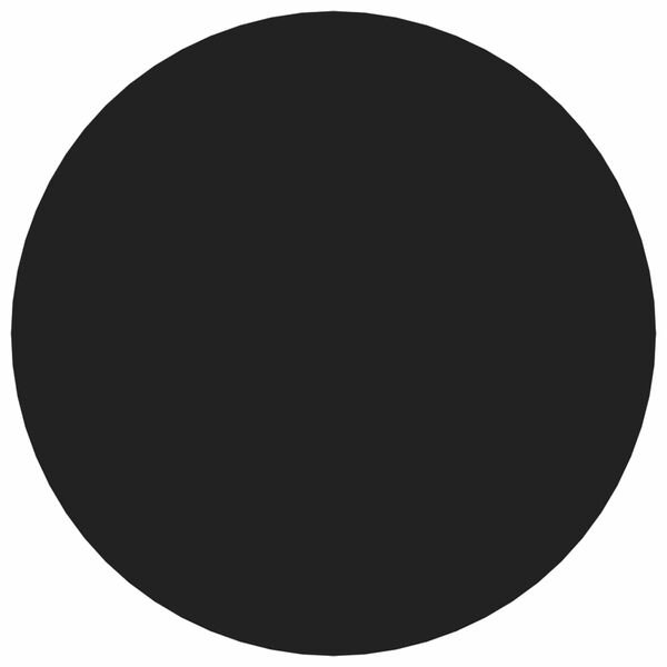 vidaXL Okładka Śrubowa Samoprzylepna 2 pcs Czarny &Oslash; 20 x 0,5 mm