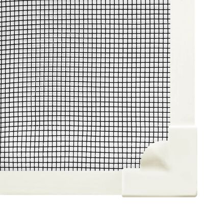 vidaXL Magnetyczna moskitiera okienna, biała, 130x150 cm