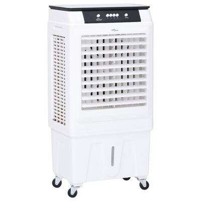 vidaXL Przenośny klimatyzer 3-w-1, biało-czarny, 480x340x980 mm, 120 W