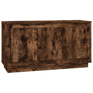 vidaXL Szafka, przydymiony dąb, 102x35x55 cm, materiał drewnopochodny