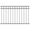 vidaXL Element ogrodzenia ASSEN 170 x 80 cm Stal Szary