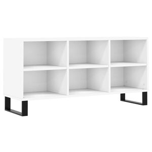vidaXL Szafka pod TV, biała, 103,5x30x50 cm, materiał drewnopochodny