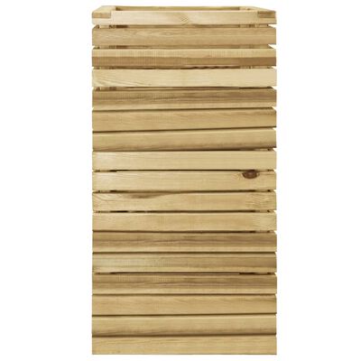vidaXL Podwyższona donica, 50x50x100 cm, impregnowane drewno sosnowe
