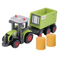 CLAAS Zabawkowy traktor z przyczepą Axion 870+ Cargos 9500, 35 cm