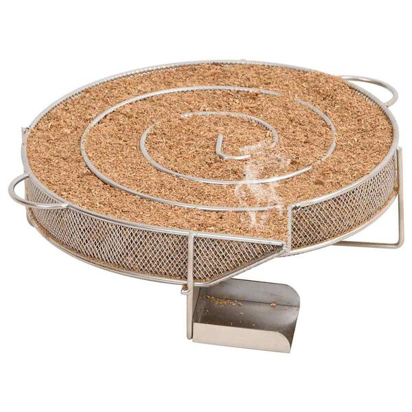 vidaXL Generator zimnego dymu, okrągły, 19,5 cm, stal nierdzewna