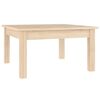 vidaXL Stolik kawowy, 55x55x30 cm, lite drewno sosnowe