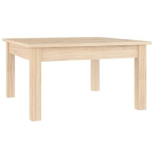 vidaXL Stolik kawowy, 55x55x30 cm, lite drewno sosnowe