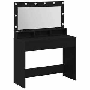 vidaXL Toaletka Czarny Dąb 100 x 41 x 135 cm Drewno inżynieryjne