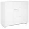 vidaXL Bufet Biały 85,5 x 31 x 75 cm Drewno inżynieryjne