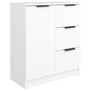 vidaXL Szafka, biała, 60x30x70 cm, materiał drewnopochodny