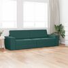vidaXL Sofa Bed 200cm Ciemna zieleń tkanina