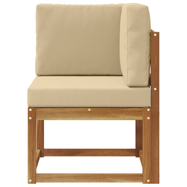 vidaXL Sofa narożna na zewnątrz Lite Drewno Akacji