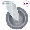 vidaXL 16 k&oacute;łek skrętnych z otworem na śrubę, 100 mm