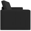 vidaXL Sofa Bed 200cm Czarny tkanina