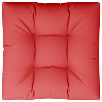 vidaXL Poduszka na paletę, czerwona, 80x80x12 cm, tkanina