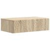 vidaXL Stolik boczny montowany na ścianie dąb Sonoma 59 x 34,5 x 17 cm