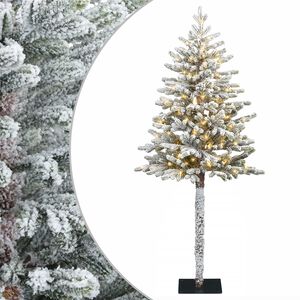 vidaXL Sztuczna choinka z zawiasami 120 cm 150 LED Ciepła biel